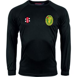 Kilmarnock CC GN Black Matrix LS Tee  Jnr