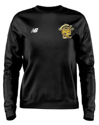 Quarndon Cricket Club New Balance Training Sweater Black  Jnr