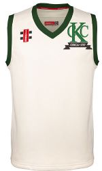 Kew CC GN Pro Performance Green Slipover Jnr