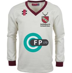 Hollingworth Cricket Club GN Pro Performance Maroon L/S Sweater Snr