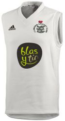 Llangwm Cricket Club adidas Cricket Sleeveless Slipover Snr