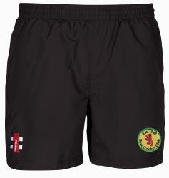 Bare Cricket Club GN Black Velocity Shorts  Snr