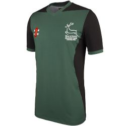 Buxton CC GN Green Pro Performance T20 Cricket Shirt SS  Jnr