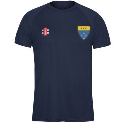 Baldons CC GN Navy Matrix SS Tee  Jnr