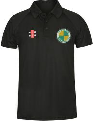 Selston CC GN Black Matrix Polo Shirt  Jnr