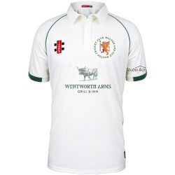 Malton & Old Malton CC GN Matrix Green Cricket Shirt S/S Snr