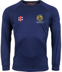 Normanby Park Cricket Club GN Navy Matrix LS Tee  Jnr