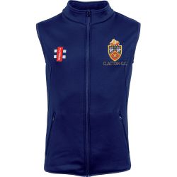 Clacton CC GN Navy Fleece Bodywarmer  Snr