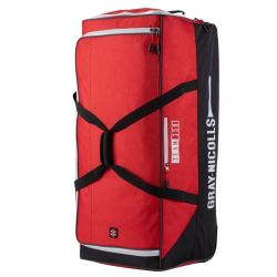 Gray Nicolls Team 350 Black/Red Wheelie Cricket Bag 2023 Front