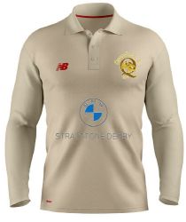 Quarndon Cricket Club New Balance Long Sleeve Playing Shirt Jnr