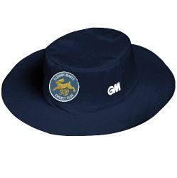 Flemish Giants Cricket Club G&M Wide Brim Sun Hat Navy