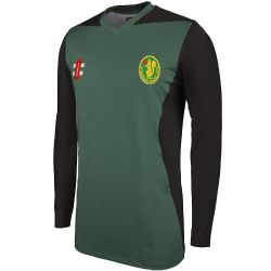 Kilmarnock Cricket Club GN Pro Performance T20 Cricket Shirt LS Green  Snr
