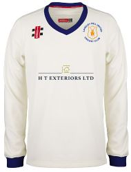 Langley Mill Cricket Club GN Pro Performance Navy Long Sleeve Sweater Snr