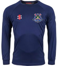 Kimberley Institute Cricket Club GN Navy Matrix LS Tee  Jnr