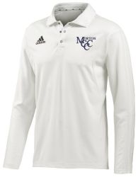 Morton Cricket Club adidas L/S Cricket Playing Shirt Snr