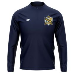 Burton Joyce CC New Balance 1/4 Zip Mid Layer Navy  Snr