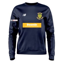 Warton CC New Balance Training Sweater Navy  Jnr