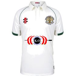 Handsworth CC GN Matrix Green Cricket Shirt S/S Jnr