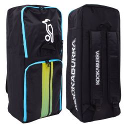 Kookaburra d6500 Duffle Cricket Bag 2023 Black/Aqua