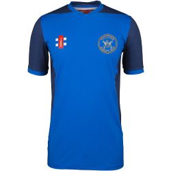 Doune CC GN Pro Performance T20 Cricket Shirt SS Navy  Snr