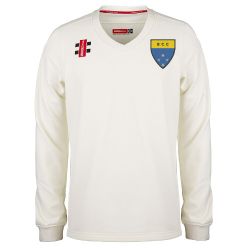 Baldons CC GN Pro Performance Ivory L/S Sweater Snr