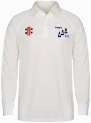 Hook Cricket Club GN Matrix Cricket Shirt L/S Jnr