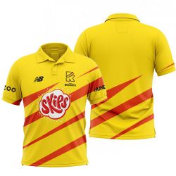 Trent Rockets The Hundred Short Sleeve Cricket Shirt Snr 2022