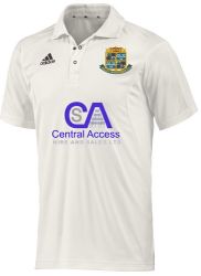 Willey Wanderers Cricket Club adidas S/S Cricket Playing Shirt Jnr