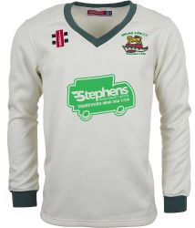 Springview CC GN Pro Performance Green L/S Sweater Snr (U18's)
