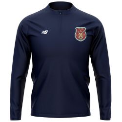 Apperknowle CC New Balance 1/4 Zip Mid Layer Navy  Snr