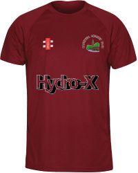 Bakewell Cricket Club GN Maroon Matrix TShirt  Snr