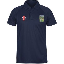Lambley CC GN Black Matrix Polo Shirt  Jnr