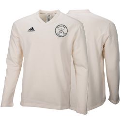 adidas Cricket Teamwear Elite Cricket Long Sleeve Sweater  Snr