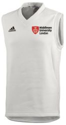 Middlesex University Cricket Club adidas Cricket Sleeveless Slipover Snr