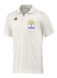 Nutbrook Cricket Club adidas Cricket Short Sleeve Playing Shirt  Jnr