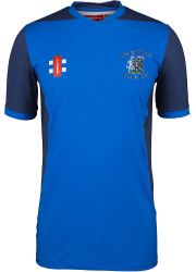 Seamer & Irton CC GN Pro Performance T20 Cricket Shirt Royal/Navy SS  Snr
