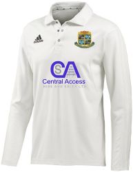 Willey Wanderers Cricket Club adidas L/S Cricket Playing Shirt Snr