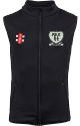 FAS Cricket Club GN Black Fleece Bodywarmer  Snr