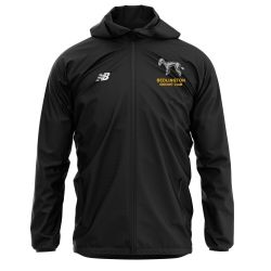 Bedlington Cricket Club New Balance Rain Jacket Black  Snr