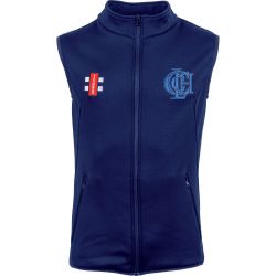 Little Hallingbury CC GN Navy Fleece Bodywarmer  Snr