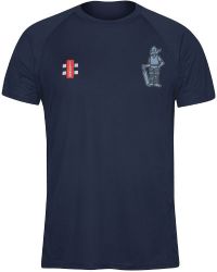 Pixie Cricket Club GN Navy Matrix TShirt  Jnr