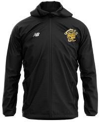 Quarndon Cricket Club New Balance Rain Jacket Black  Jnr