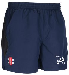 Hook Cricket Club GN Navy Velocity Shorts  Snr