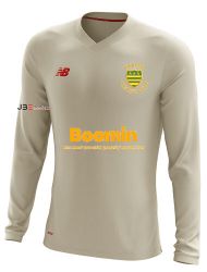 Warton CC New Balance Long Sleeve Sweater Jnr