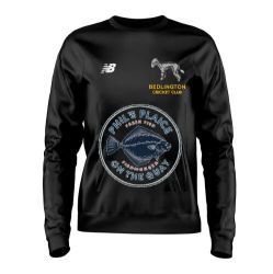 Bedlington Cricket Club New Balance Training Sweater Black  Jnr