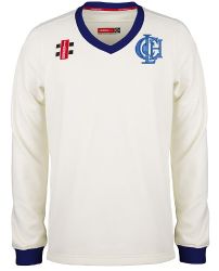Little Hallingbury Cricket Club GN Pro Performance L/S Trim Sweater Jnr