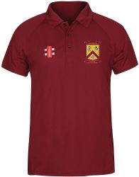 Staxton Cricket Club GN Maroon Matrix Polo Shirt  Jnr