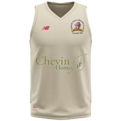 Shipley Hall Cricket Club New Balance Sleeveless Slipover   Jnr
