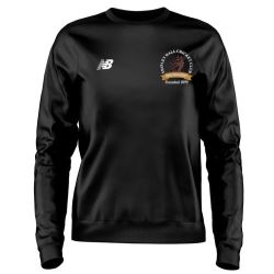 Shipley Hall Cricket Club New Balance Training Sweater Black  Jnr
